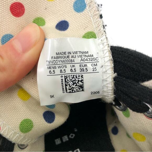 GOLF WANG x Chuck 70 By You Custom High Top Sneakers Black White M6.5 / W8.5 - Picture 10 of 14